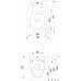 Унитаз подвесной IDOL в комлектете с сиденьем Duroplast Soft Close M1310002U, Украина